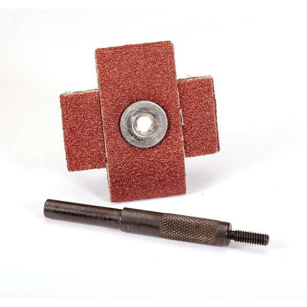 Almohadilla cruzada de United Abrasives/Sait 3x18Ply80xPK50 - 48057