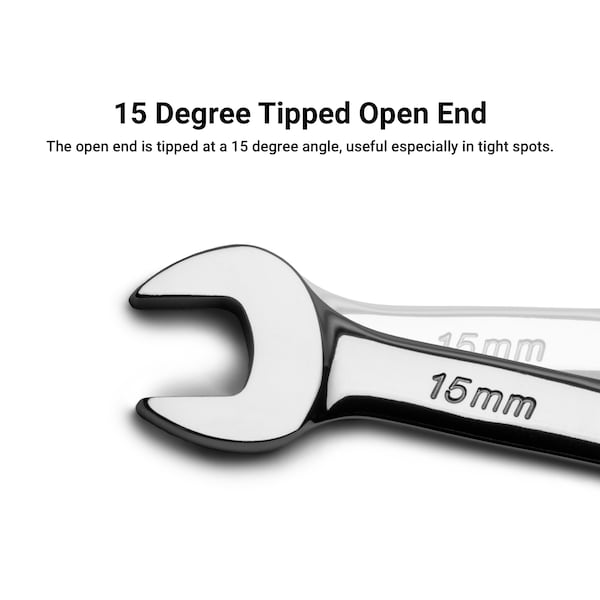 Llave combinada de 32 mm Capri Tools, 12 puntos, métrica - CP11332