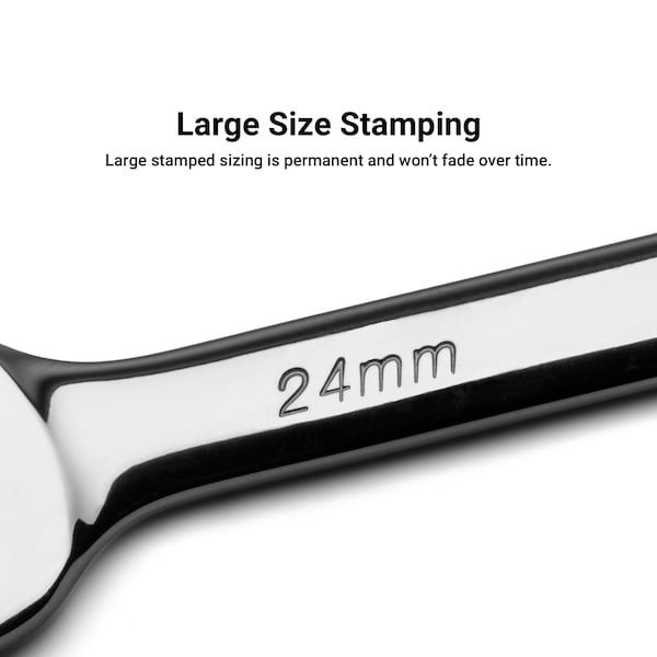 Llave combinada de 32 mm Capri Tools, 12 puntos, métrica - CP11332