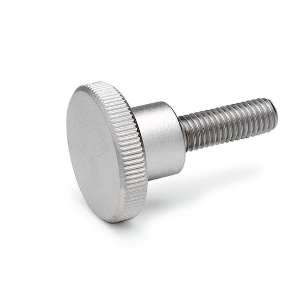 J.W. Winco DIN464-M6-16-NI Knurled Thumb Screw - 6N16P04