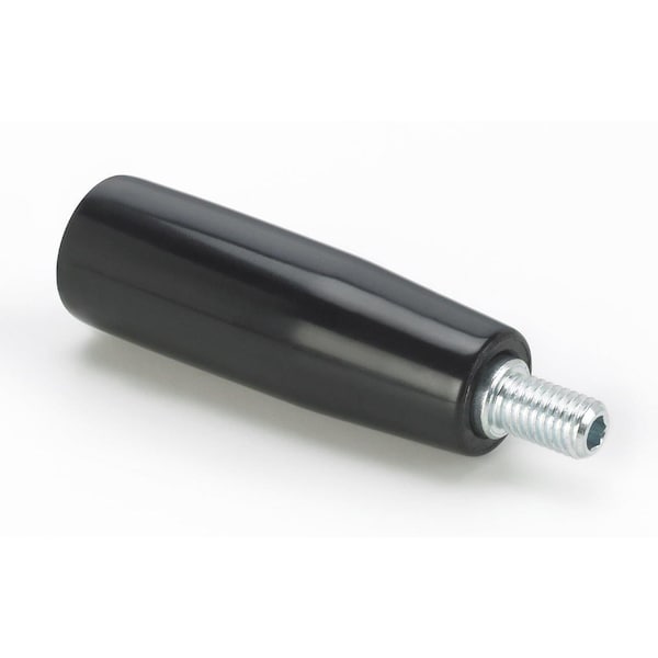 Morton High Gloss Plastic Revolving Handle, M10 x 1.5 Thread, 80mm Handle Length - RH-62