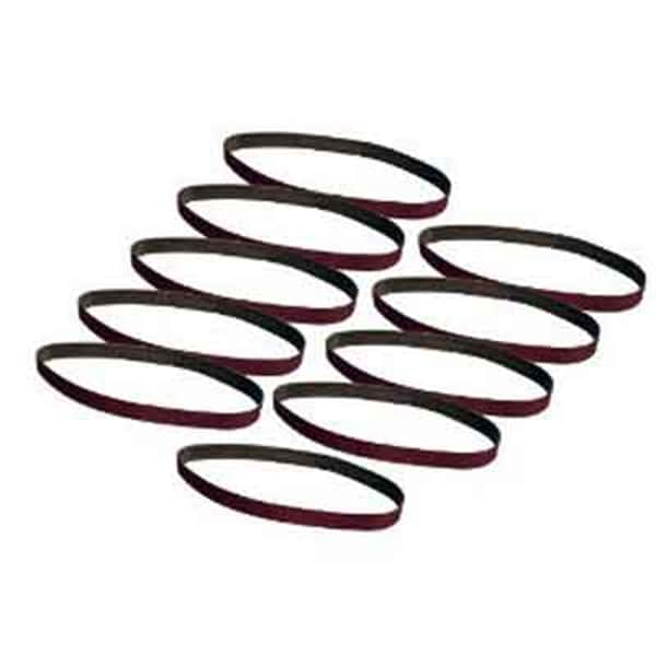Cinturón de lijado de 10 piezas Astro Pneumatic 120 Grit - 3/8 X 13 - BSP120
