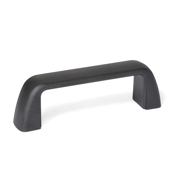 J.W. Winco Pull Handle, Black, Nylon, 3 31/32 in L - 6333027