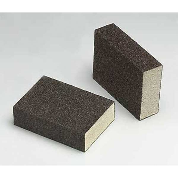Esponja de lijado 3M, F, 4-3/4x3-3/4x1/2 pulgadas, paquete de 250 - 60980039493