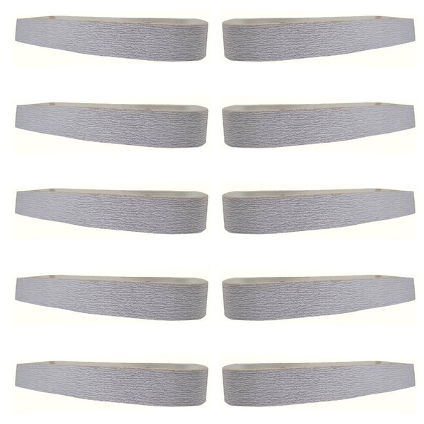 Banda de lija de óxido de aluminio de 1-1/2 pulgadas x 30 pulgadas, grano 600 - BLANCO, paquete de 10 - HPG600W-10.