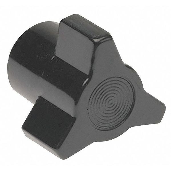 Davies Three Prong Clamp Knob, 1/4-20 Thread Size, 0.88"L, GP Phenolic - 3035AX