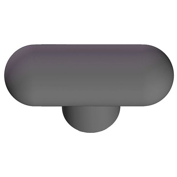 Innovative Components Rounded T Knob, 5/16-18 Thread Size, 1.375"L, Steel - GN5C----TR6--22