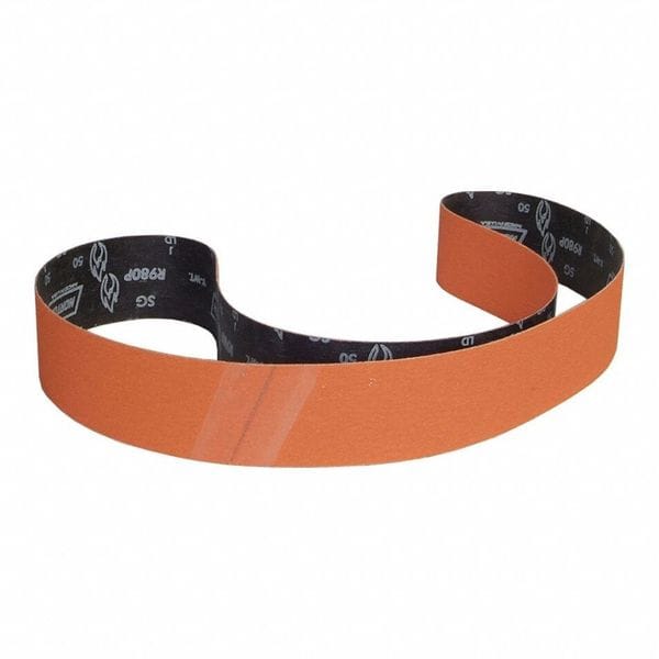Norton Abrasives Sanding Belt, Recubierto, Cerámico, 36 Grit, Extra Grueso, Blaze R980P, Blaze - 69957343852