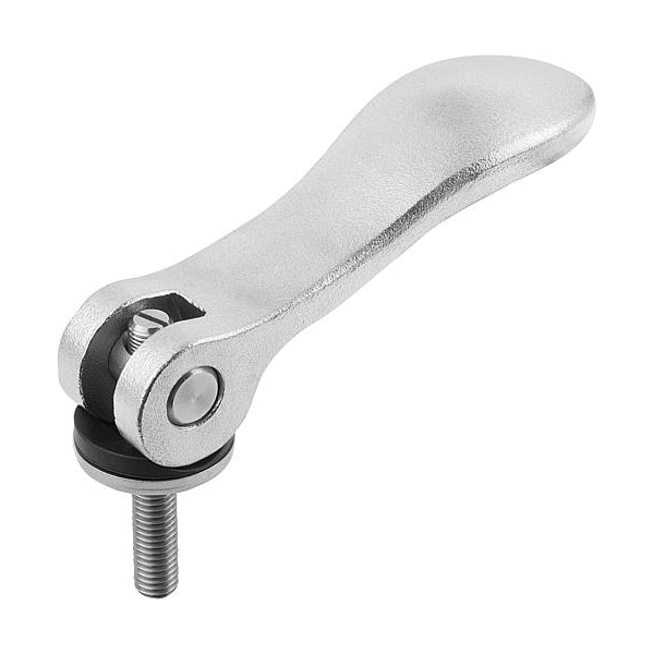 Kipp Cam Lever Adjustable, Stainless Steel Electropolished, Size: 9, M03X10, A=36, 2, B=14, 4 - K0647.9512003X10
