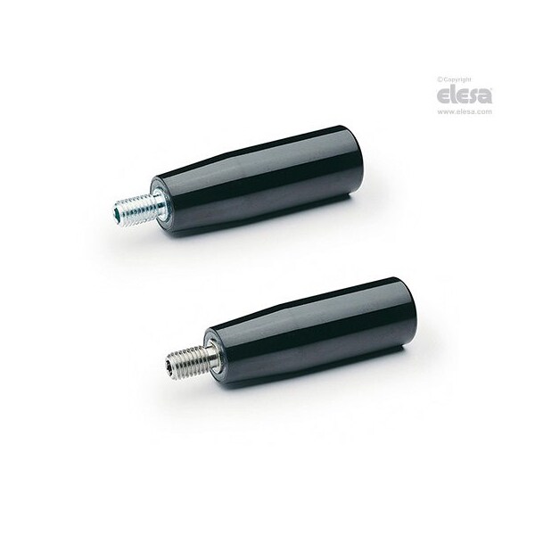 Elesa Cylindrical revolving handles, I.301/100+x-M12 - I.301+X