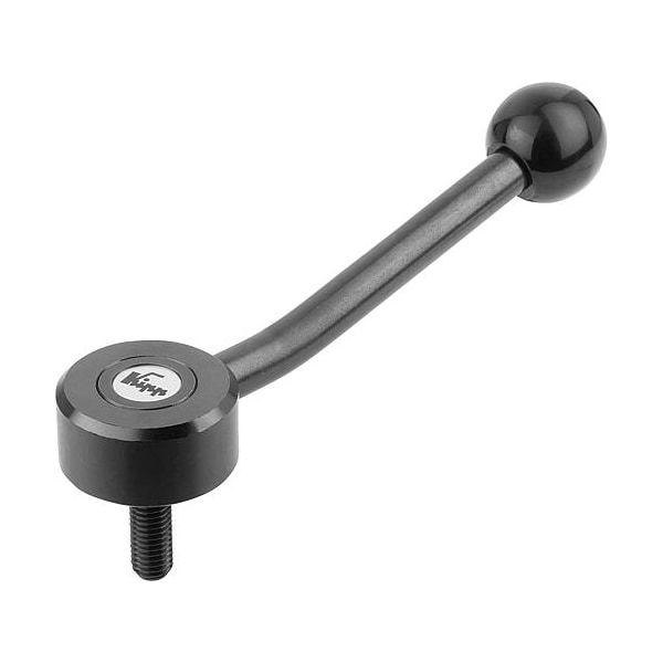 Kipp Adjustable Tension Levers low profile, external thread, 15°, metric - K0114.2122X20