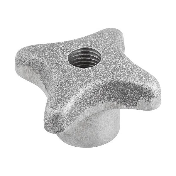 Kipp Quick-Acting Palm Grips in gray cast iron - K0683.12