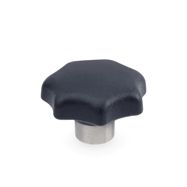 J.W. Winco GN6336.2-63-M12-E-NI Hand Knob - 12NX38/E
