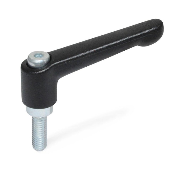 J.W. Winco JW Winco WN300.2-22-M5-12-SW Adjustable Lever, Zinc Die-Cast - 300.2-22-M5-12-SW