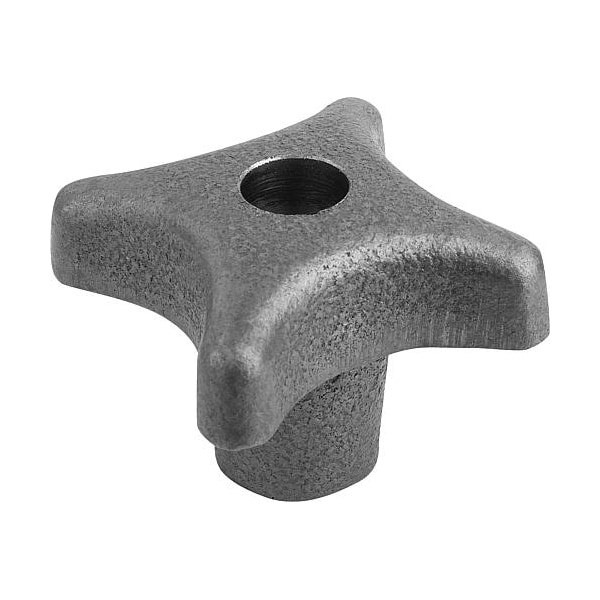 Kipp Palm Grips gray cast iron DIN 6335, Style D, metric - K0147.420