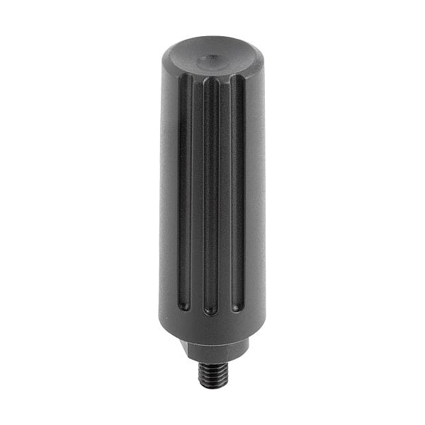 Kipp Cylinder Grip Revolving Size:4, Form: A D= M08x12, L1=83, Thermoplastic, Comp: Steel - K1468.408