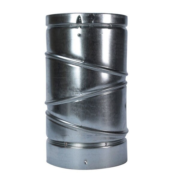 Selkirk Selkirk 6 in. D X 6 in. D Adjustable 90 deg Aluminum/Galvanized Steel Adjustable Elbow - 186230