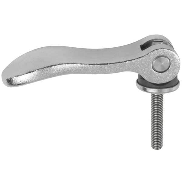 Kipp Cam Lever Adjustable, Stainless Steel Electropolished, Size: 1, 1/4-20X50, A=70, 4, B=21, 5 - K2126.15120A2X50