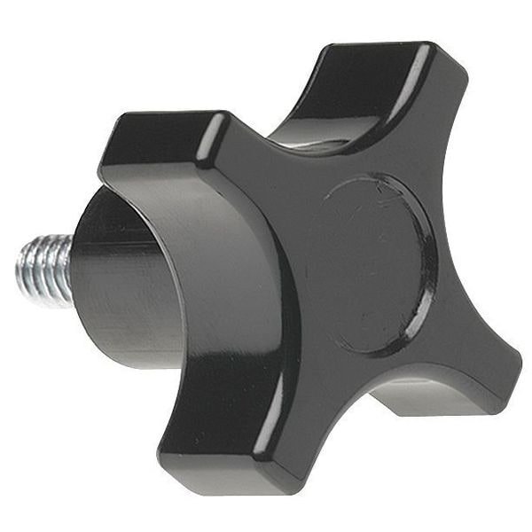 Davies Four Prong Knob, Clamp Knob, 1/4-20 Size, 2"L, HR Phenolic - 2820-J