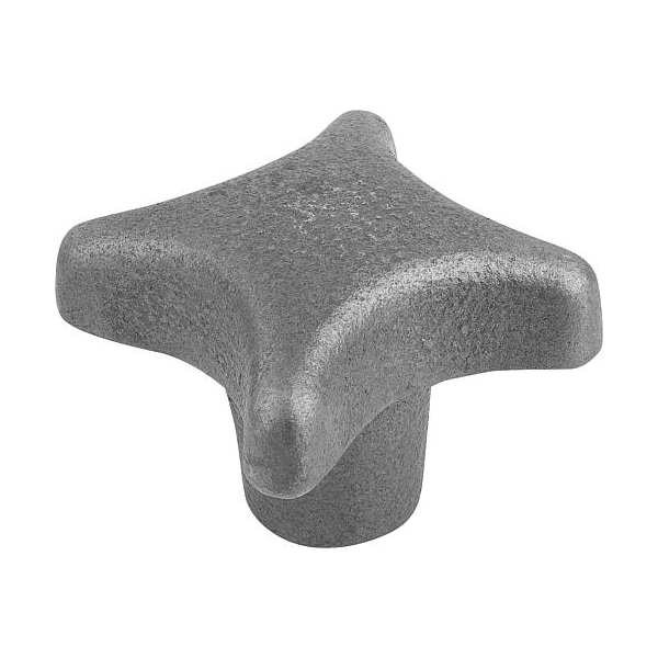 Kipp Palm Grips gray cast iron DIN 6335, Style C, inch - K0147.3CR