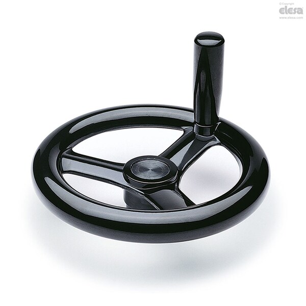 Elesa Revolving handle, solid hub, VR.140 FP+I - VR.FP+I