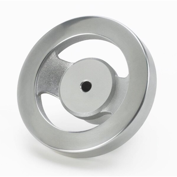 Morton Two Spoke 3.94" Dia. Aluminum Handwheel with Revolving Handle - HW-29H