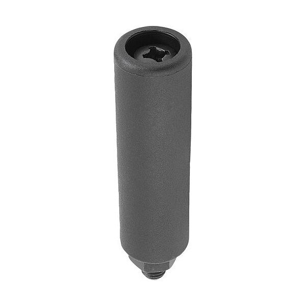 Kipp Cylinder Grip Fold-Down D=M10, Form: B Thermoplastic, Comp: Steel - K0775.10260890