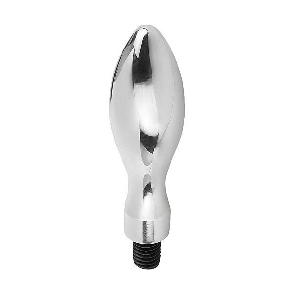 Kipp Machine Handle, DIN 39, Fixed, Form: E Aluminum, Comp: Steel, Handle LengthL1= 112 mm, D= M16 - K0167.1636112