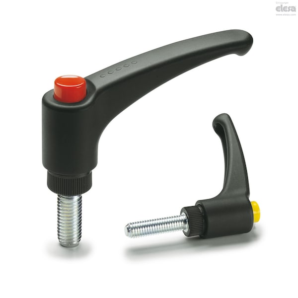 Elesa Zinc-plated steel threaded stud, ERX.63 p-M8x30-C3 - ERX-P