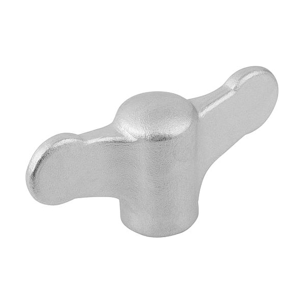 Kipp Wing Grip D=10-24 A=50 H=24 Stainless Steel 1.4308 Blasted - K0273.1A01