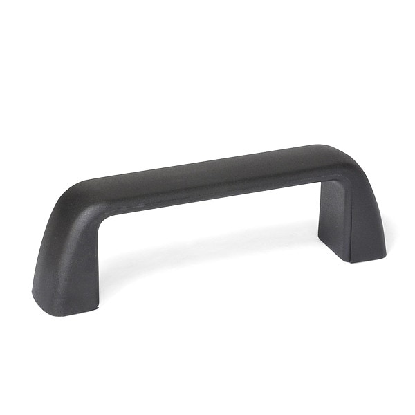 J.W. Winco Pull Handle, Black, Nylon, 3 31/32 in L - 6333030