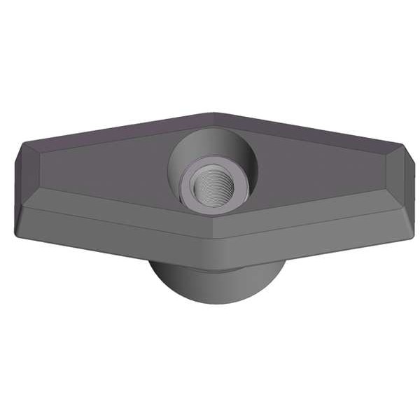 Innovative Components T Knob, 1/4-20 Thread Size, 1"L, Thru Tap, Steel - GN4C----T5---21