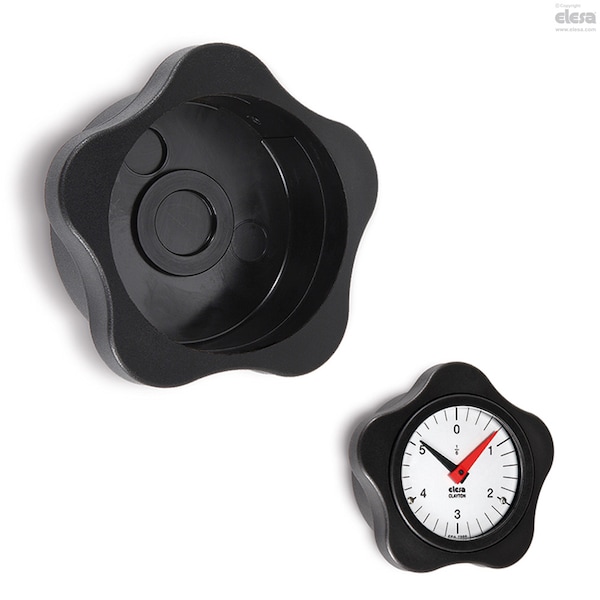 Elesa Lobe knob for gravity indicators, VC.792/98-GXX2 A-3/8 - VC.792-GXX (INCH SIZES)