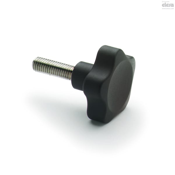 Elesa Stainless steel threaded stud, VC.692/50-SST-p-M10x25 - VC.692-SST-P
