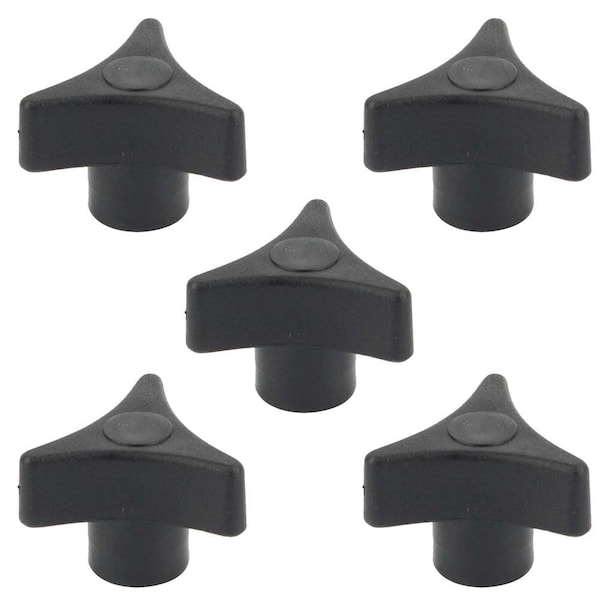 Big Horn Thread 10-24 x 1-1/4 Inch Triangle Knob, PK 5 - 19700B-5PK