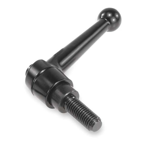 Kipp Adjustable Handle, Size: 3 M10X25 Zinc, Black Satin, Comp: Steel - K0116.3101X25
