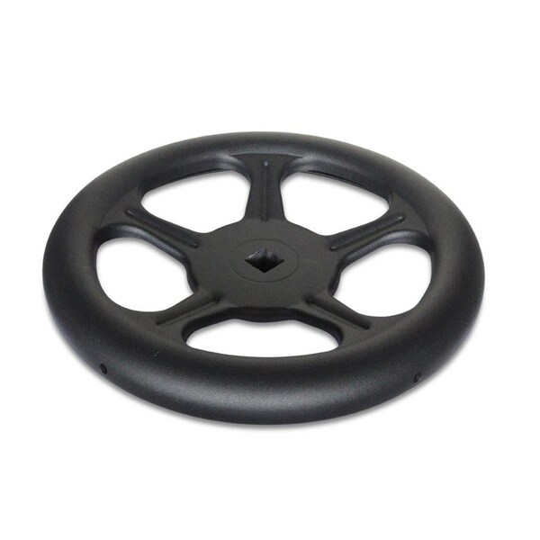 J.W. Winco Gn228-St-400-V1.00-A-Sw Spoked Handwheel - 228-ST-400-V1.00-A-SW