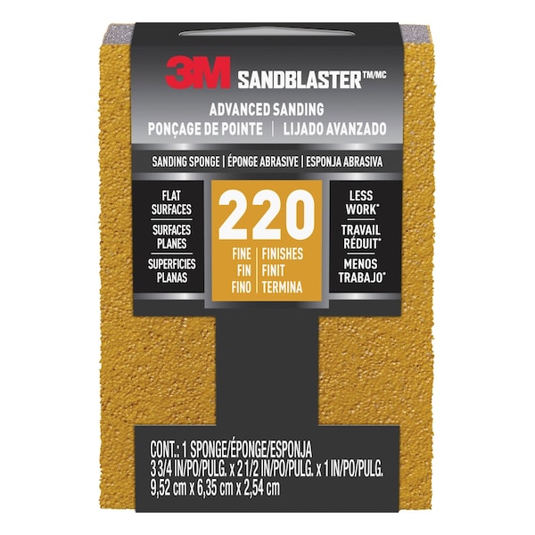 Esponja de lijado SandBlaster 3M 20907-220, paquete de 12 - 20907-220