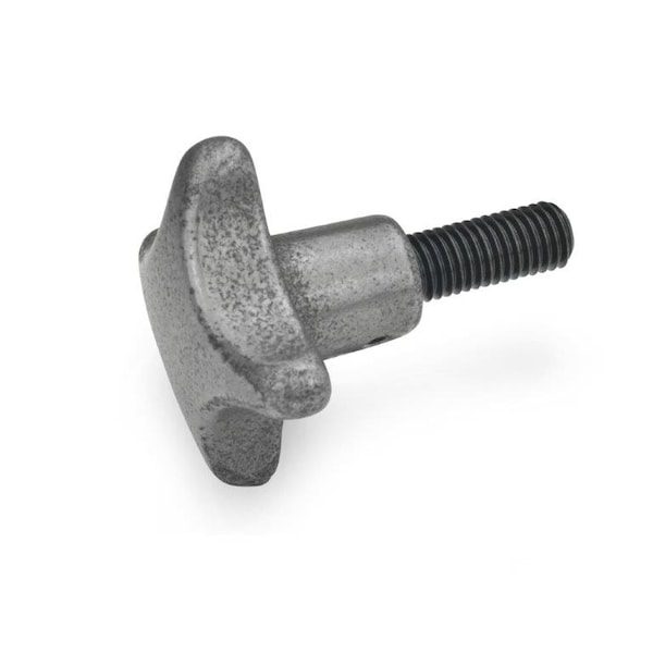 J.W. Winco GN6335.4-SG-50-M10-55 Star Knob, Threaded Stud - 6335.4-SG-50-M10-55