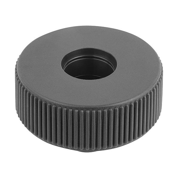 Kipp Knurled Wheels components stainless, internal thread, Style D, inch - K0261.11A1