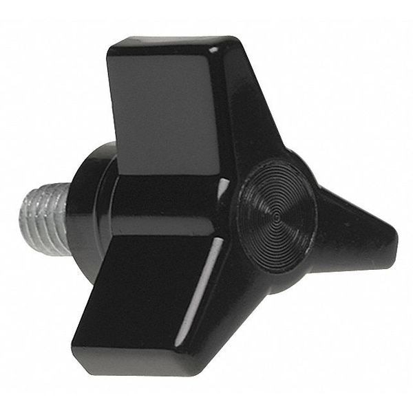 Davies Three Prong Clamp Knob, 10-32 Thread Size, 0.44"L, GP Phenolic - 3025BA