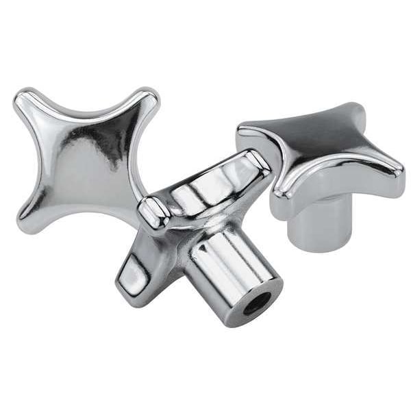Kipp Palm Grip, DIN 6335, D1= 32, D=0, 25 H=21, Style C, Blind Hole, Stainless Steel Polished - K0146.3032CM2