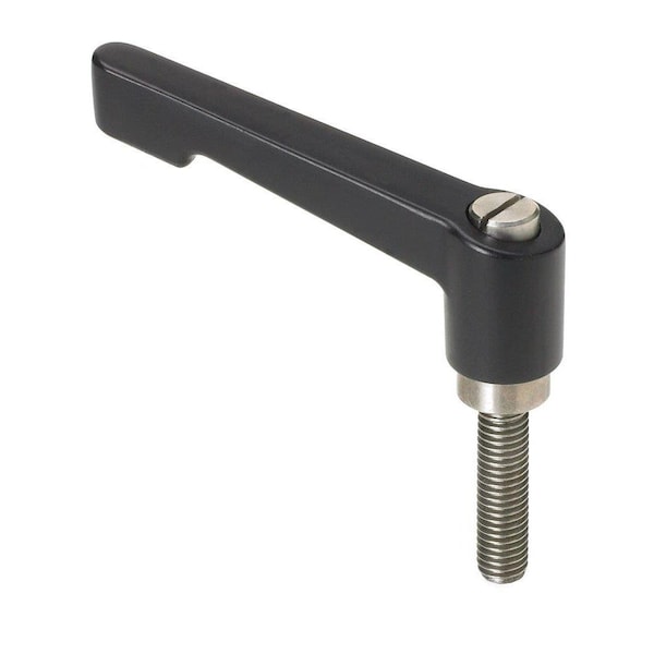 Morton Die Cast Zinc Adjustable Handle with Type 303 SS Components, 5/16in-18 Thread, 1.57in Ss - MH-304SS