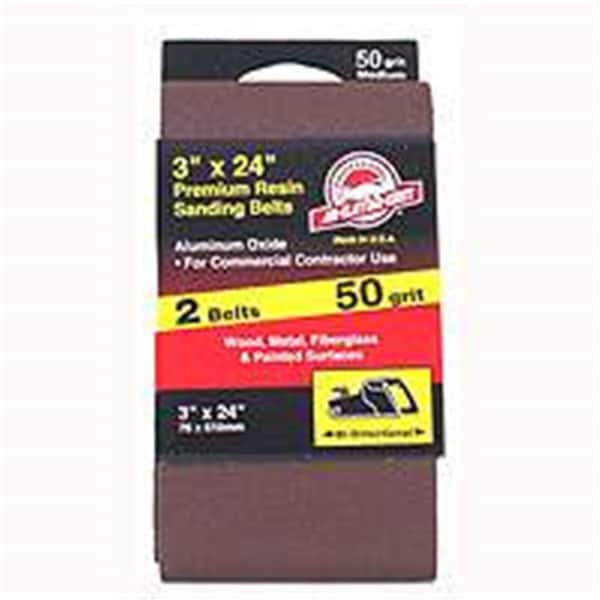 Gator Finishing 3157 Cinta de Óxido de Aluminio 3 x 24 pulgadas 50 Granos - 3880119