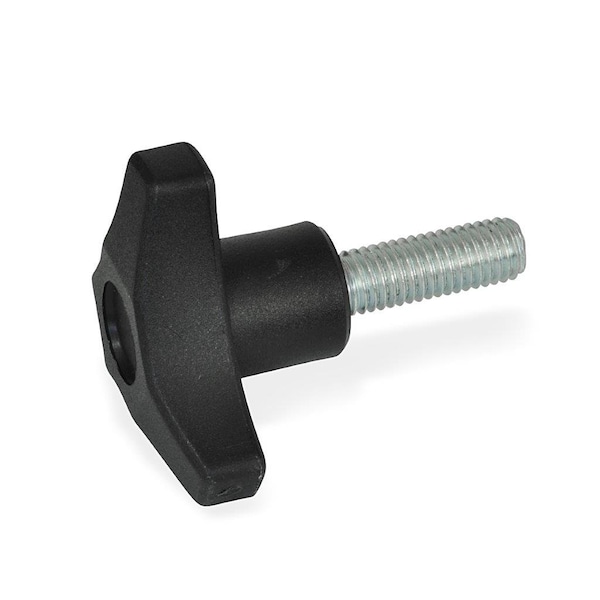J.W. Winco V3-B-P-45-M8-30 3-Lobed Knob Plastic - 7383055