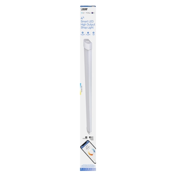 Feit Electric Feit Smart Home 48 in. 1-Light each 105 W LED Smart-Enabled Shop Light - SHOP/4/HO/CCTAG