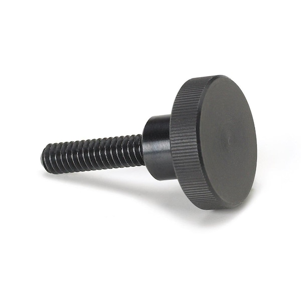 Morton Stainless Steel Knurled Knob with 1/4"-20 Tapped Hole, 3/4" Diameter - KK-31SS