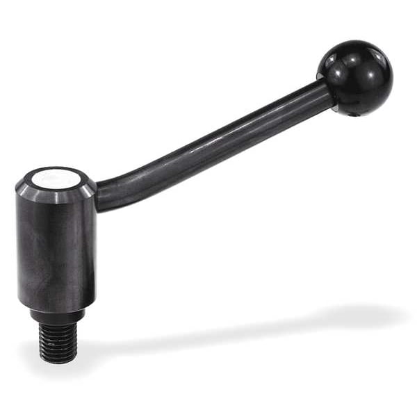 Kipp Tension Lever, 5/8-11 External Thread, 1.99"L, 0 Deg. Adjustable - K0108.3A62X50