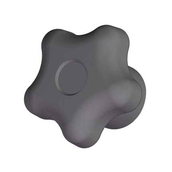 Innovative Components Star Knob, 1/4-20 Thread Size, 1-1/4"L, Blind Tap, Steel - GN4C----5S3B-21