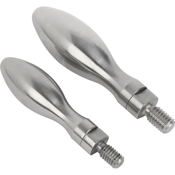 Kipp Machine Handle Revolving Similar To DIN98, Form:E D=M06X13, D1=16, L1=56, Stainless 1.4404 Polished - K1209.10616050
